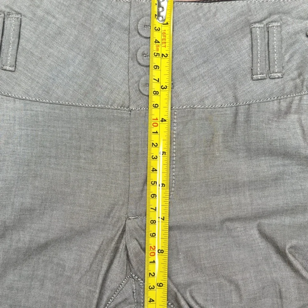 Banana Republic Martin Fit Wide Leg Pants Womens 6 Taupe Career Trousers‎